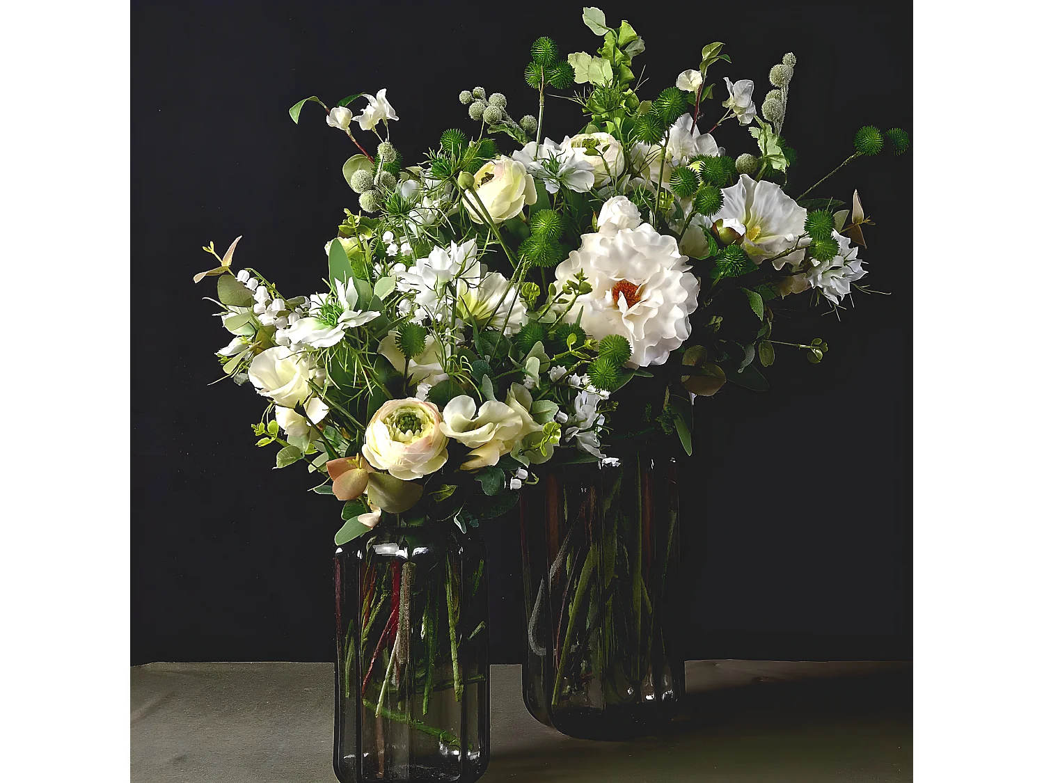 Tige de Renoncule Avec Bourgeon - Rose