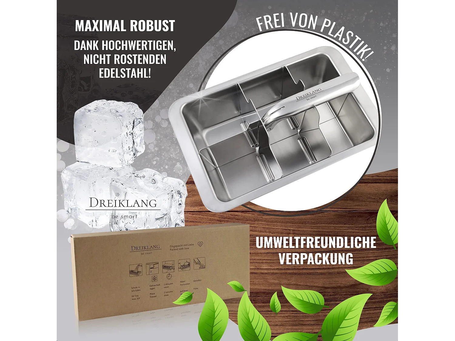 Dreiklang - be smart® 18/8 Edelstahl XXL