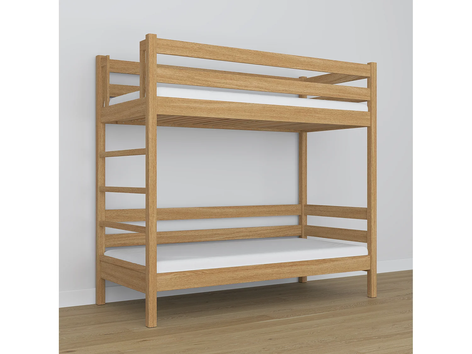 ETAGENBETT N03 Eiche Natur 90x190