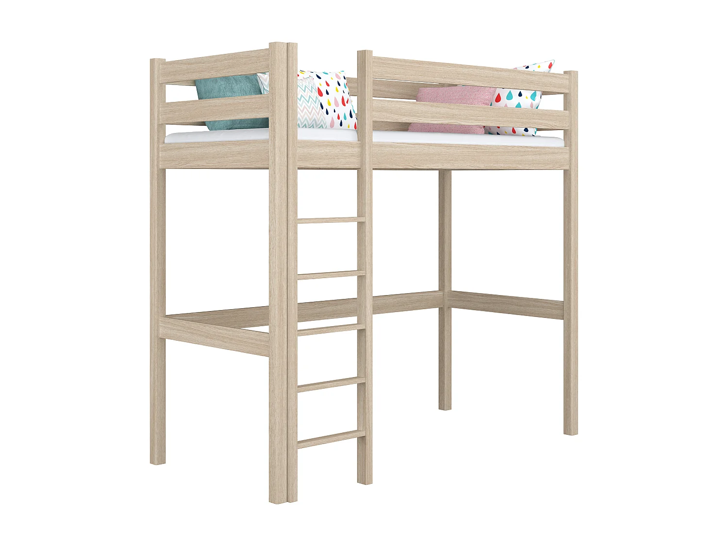 HOCHBETT N05 Sonoma Eiche 100x200