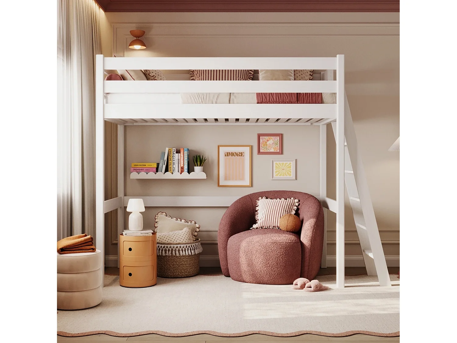 HOCHBETT N02 Weiß 120x200