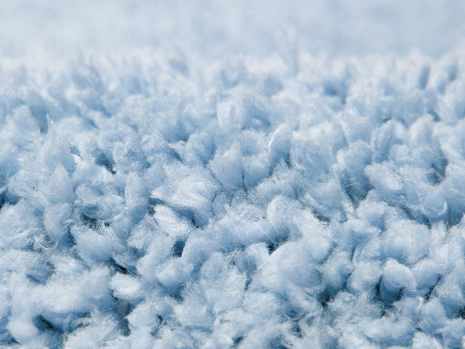 Tapete shaggy de pelos compridos 200x300 cm azul-claro - MILINIO