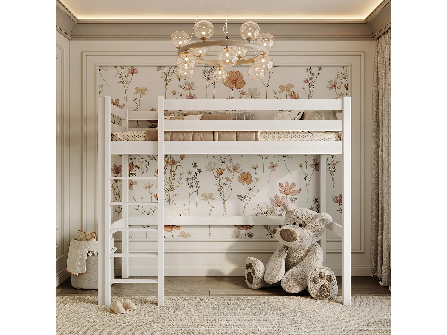 HOCHBETT N05 Weiß 80x180