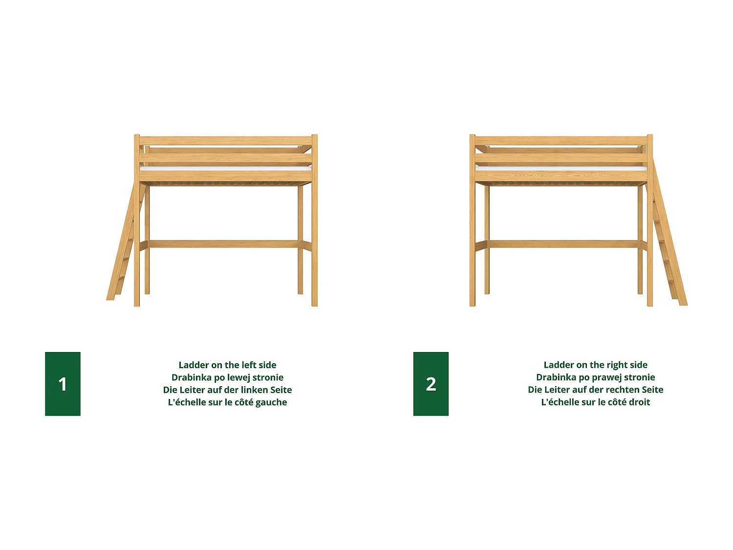 HOCHBETT N02 Naturkiefer 120x200