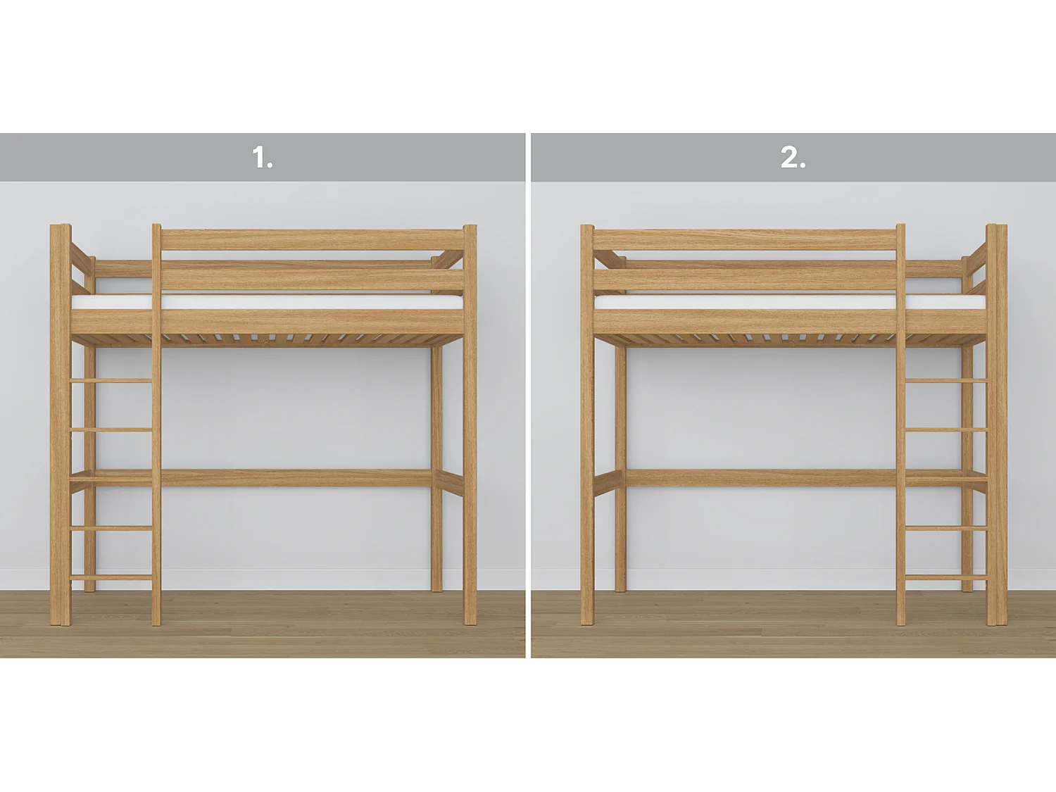 HOCHBETT N05 Eiche Natur 90x180