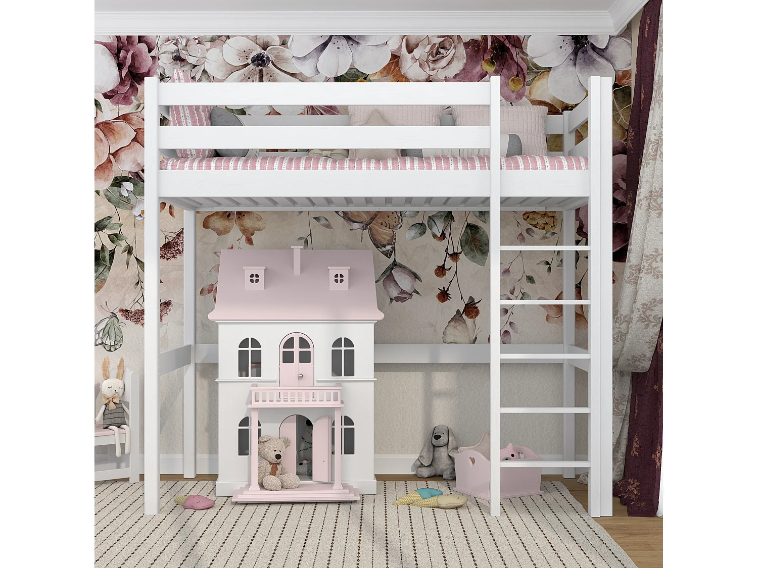 HOCHBETT N05 Weiß 120x190