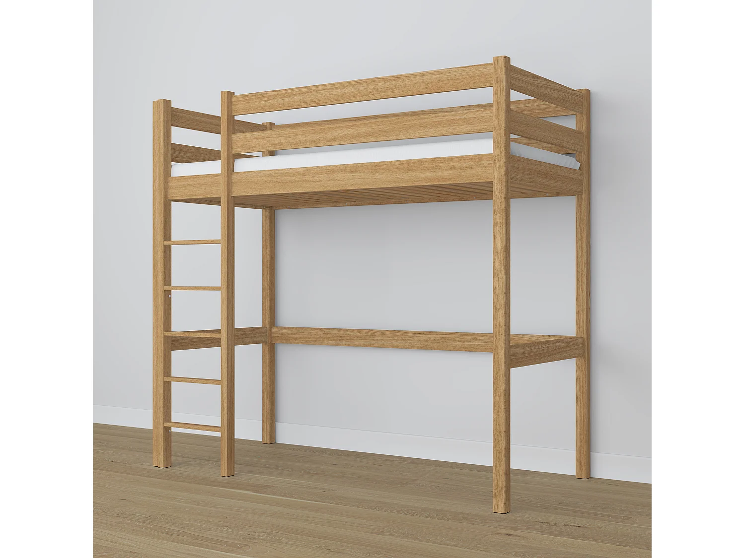 HOCHBETT N05 Eiche Natur 80x180