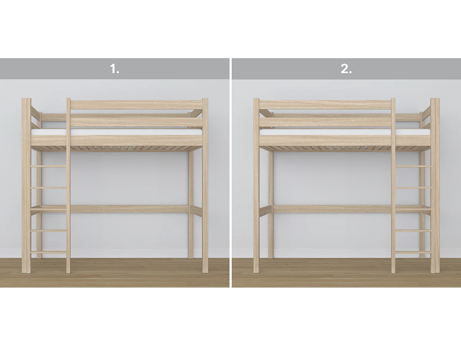 HOCHBETT N05 Sonoma Eiche 90x200