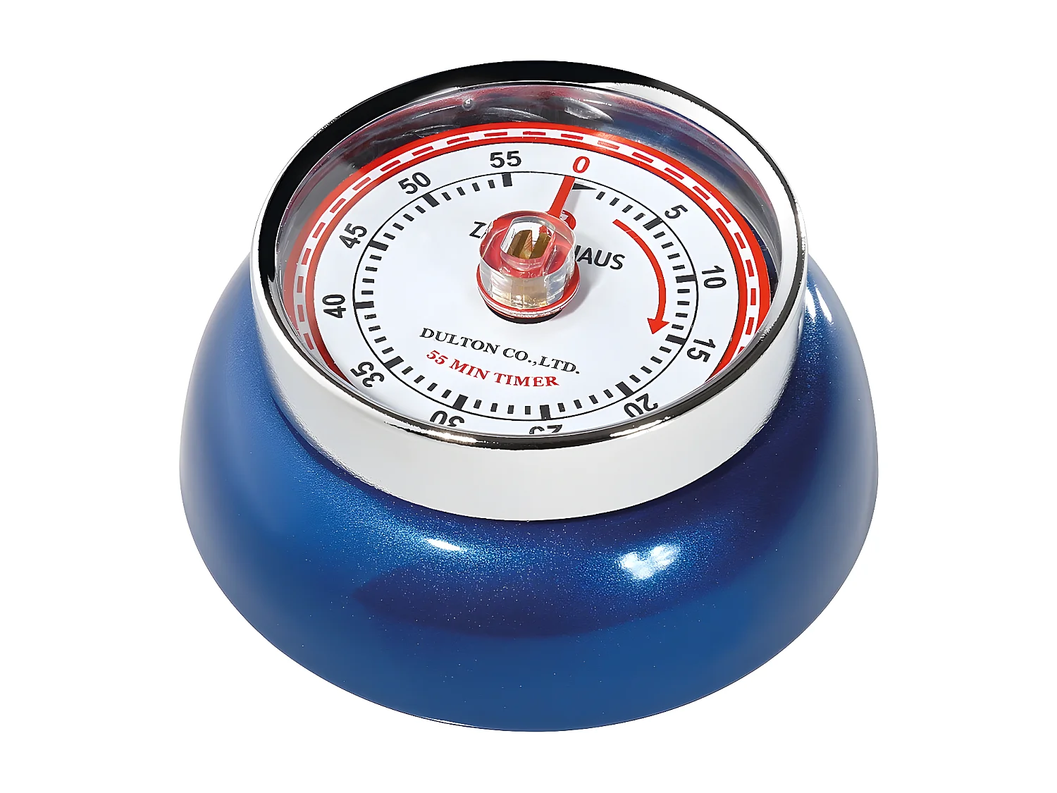 Minuteur speed bleu métal