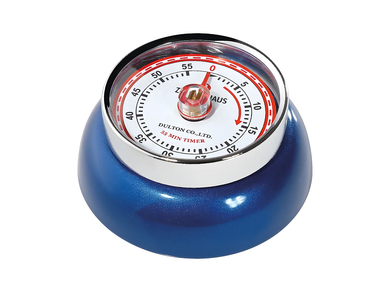 Minuteur speed bleu métal