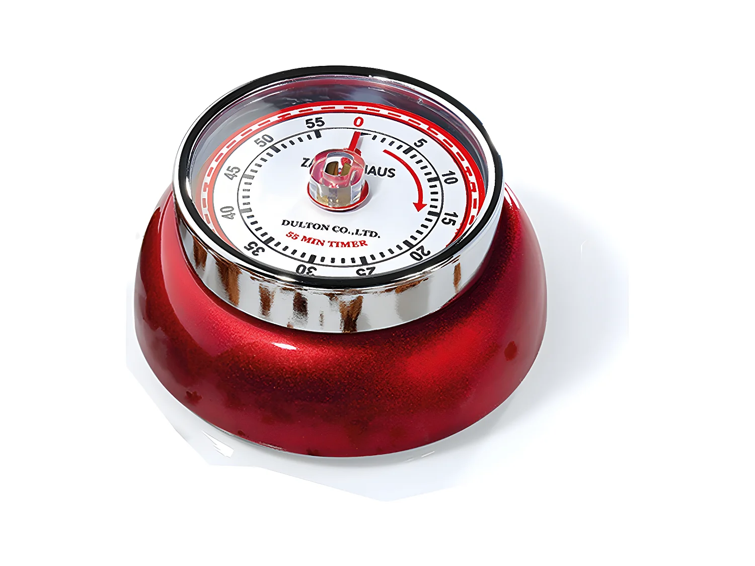 Minuteur speed rouge métal