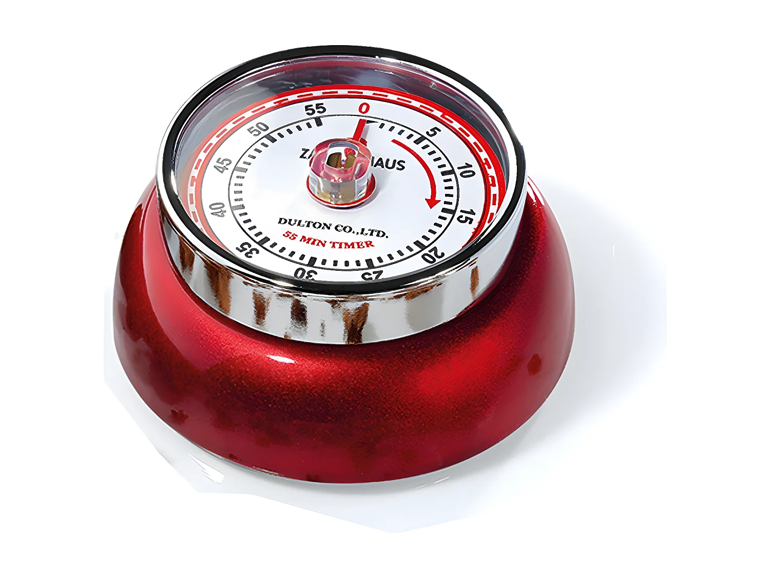 Minuteur speed rouge métal