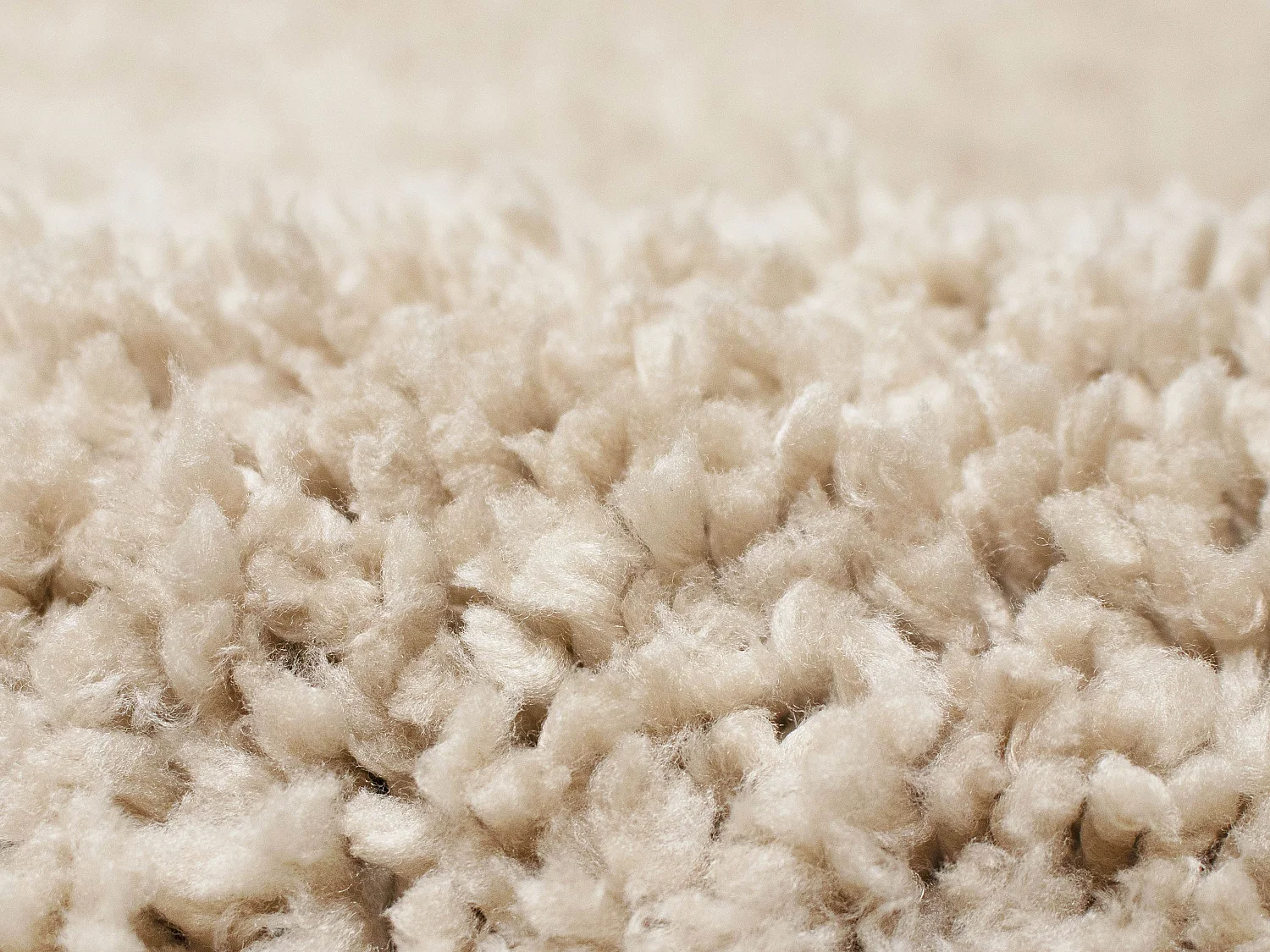 Tapis  shaggy à motifs abstraits - 160 x 230 cm - Beige et crème - MYNIO