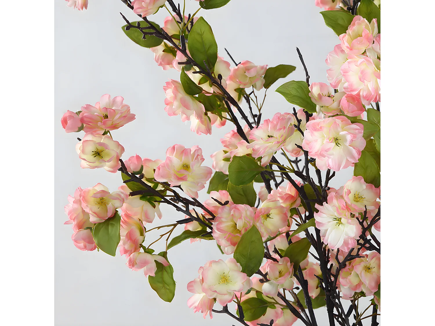 Tige de Fleurs de Cerisier - Blanc / 100 cm