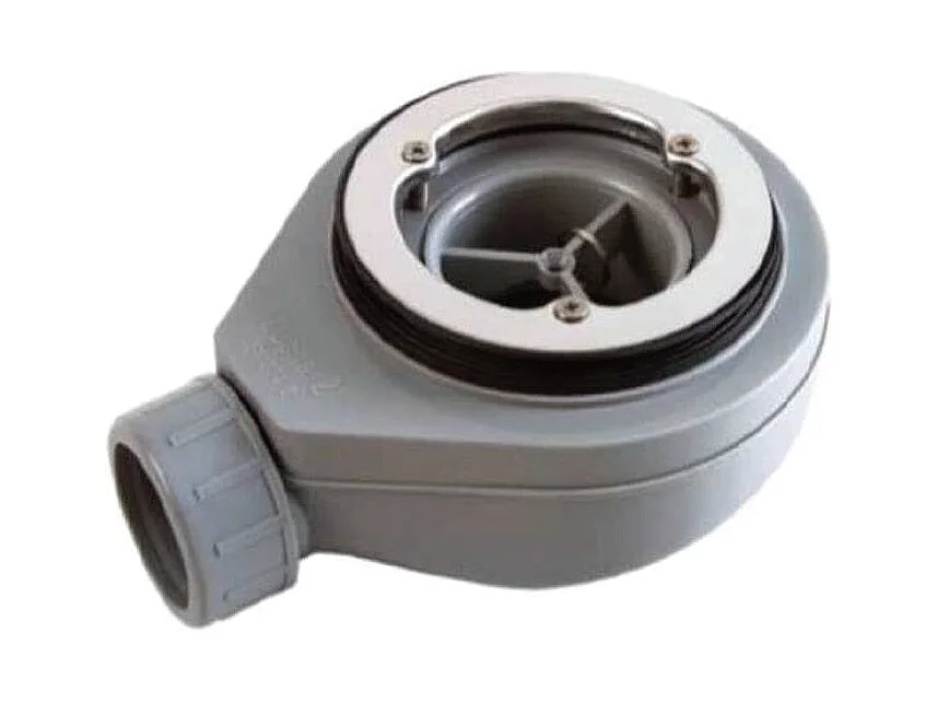 Receveur de douche 70 x 200 cm extra plat PURE en résine surface ardoisée blanc Grille blanche