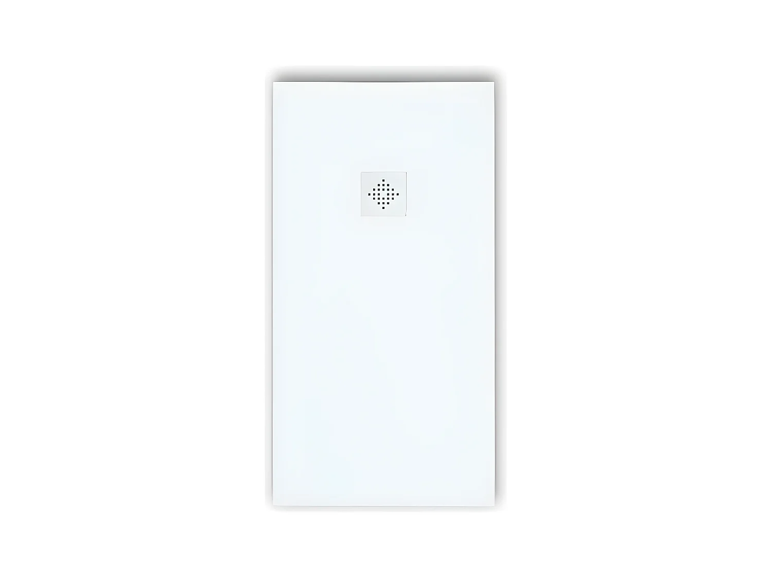 Plato de ducha pizarra PURE BLANCO  80x110 cm rejilla color