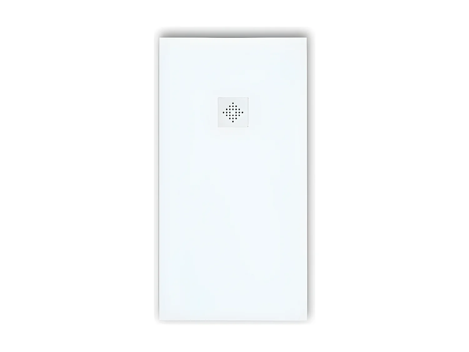 Plato de ducha pizarra PURE BLANCO  80x110 cm rejilla color