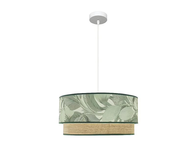 Colgante Modelo Congo Verde Con Doble Pantalla