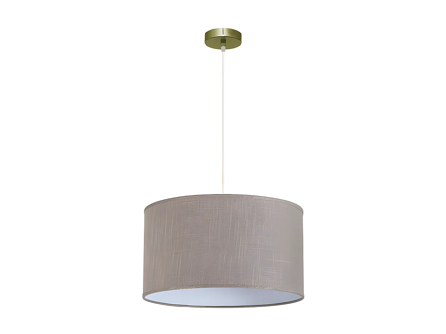 Colgante De 45 Cm Modelo Happy Gris Con Pantalla