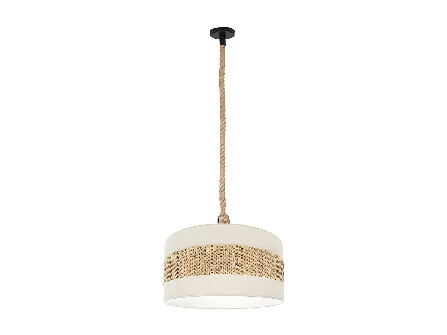 Colgante Con Pantalla Modelo Nicaragua Blanco Con Cuerda