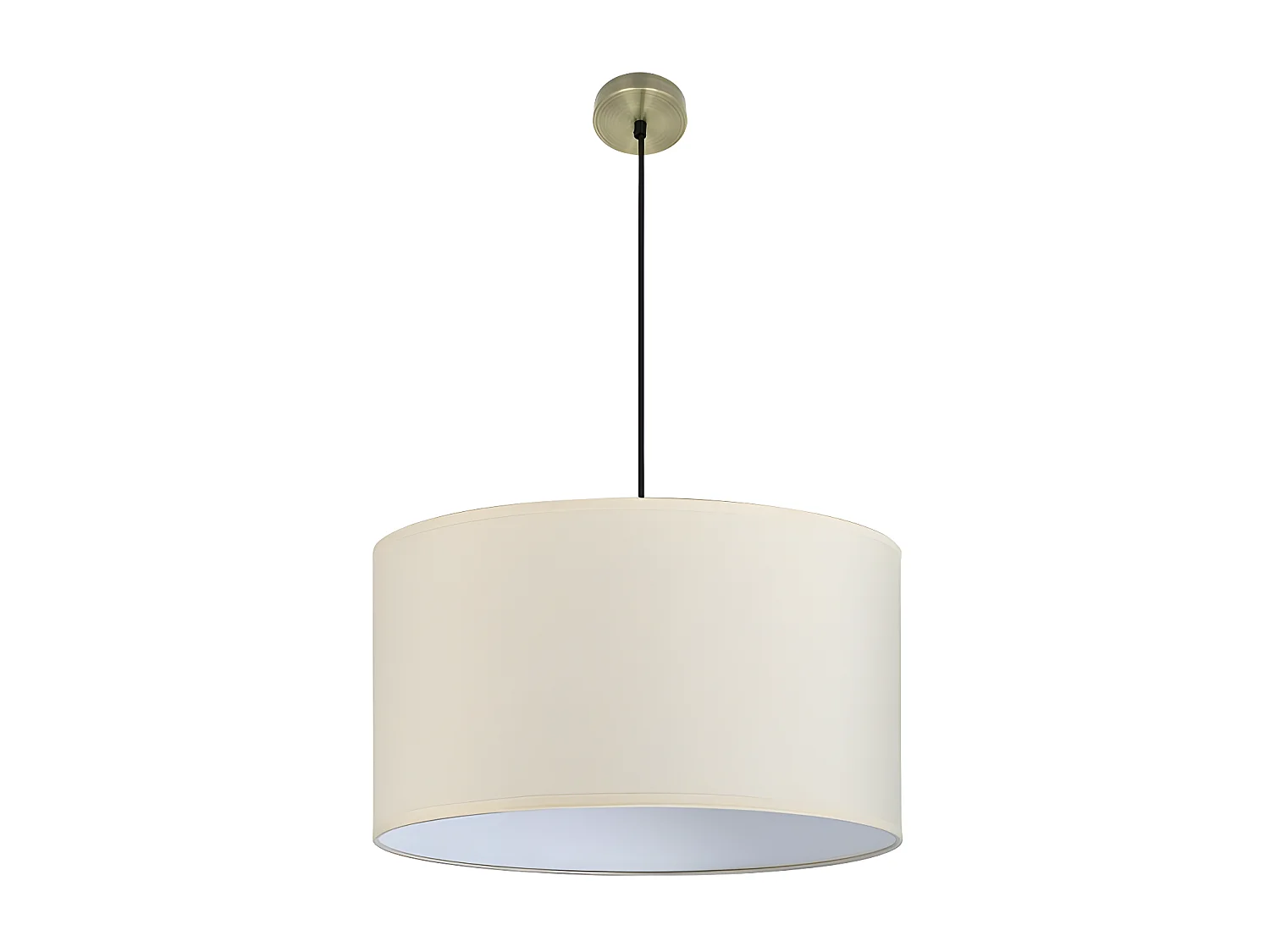 Colgante Modelo Dori Beige Con Pantalla 60 Cm