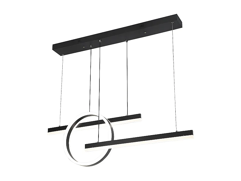 Lampara Lineal Modelo Lion Led Dimable Negro