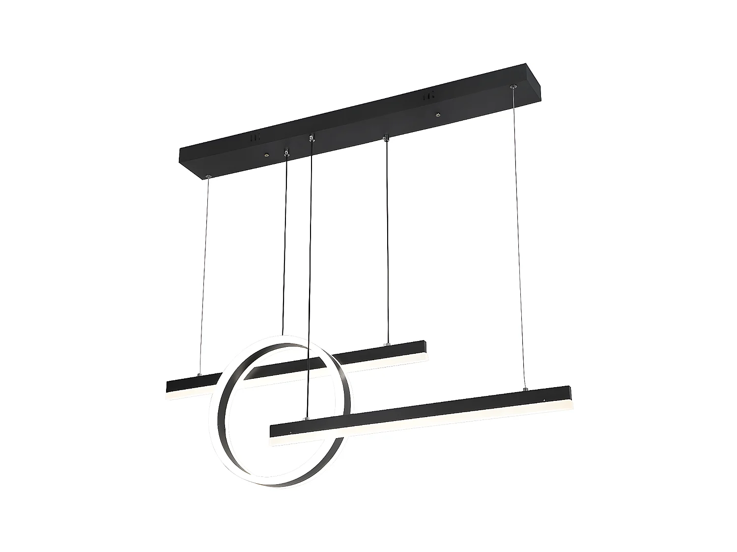 Lampara Lineal Modelo Lion Led Dimable Negro