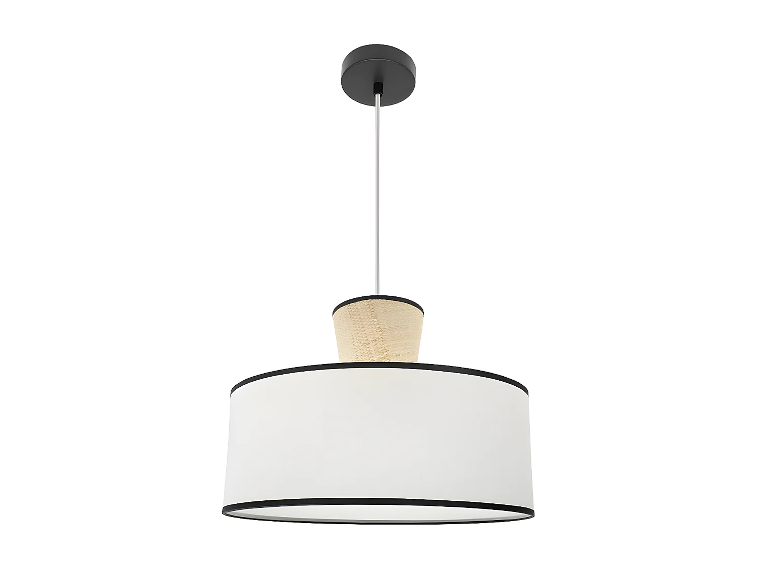 Colgante Modelo Camboya Blanco Con Pantalla