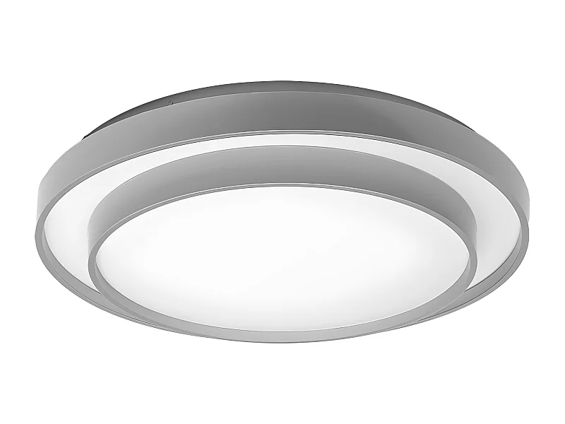 Plafon Led Modelo Fana Plata Con Mando A Distancia