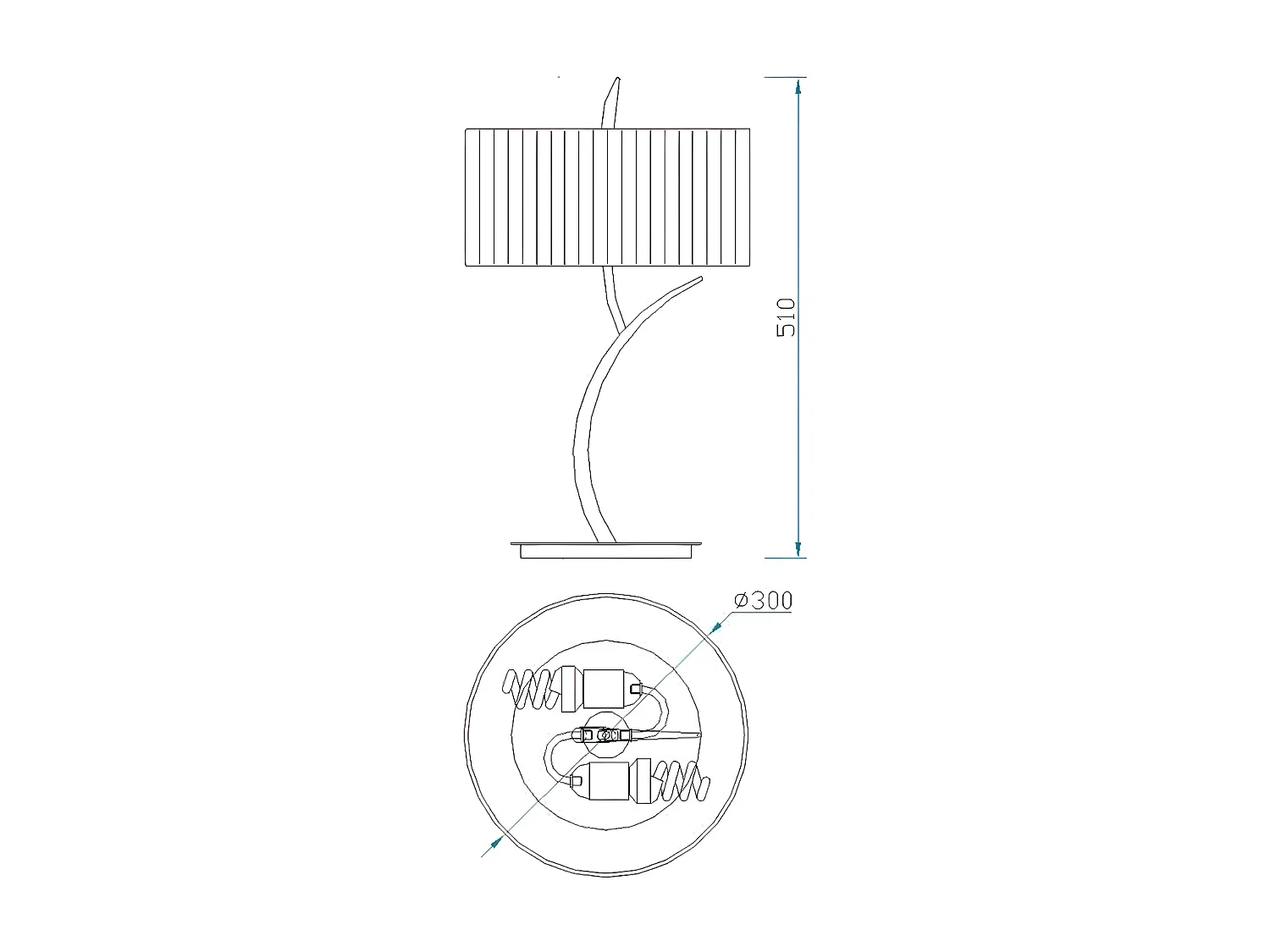 Lampe à poser Eve 2L Mantra