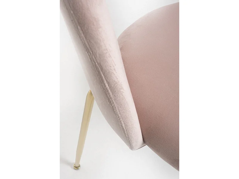 Sillas Comedor - Silla Dawa Gold Terciopelo - Rosa
