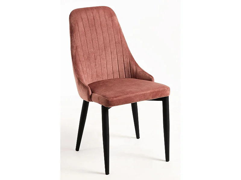 Sillas Comedor - Silla Kan Terciopelo - Rosa