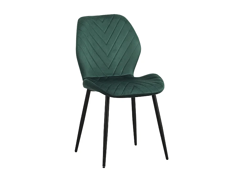 Silla Vica Terciopelo - Verde