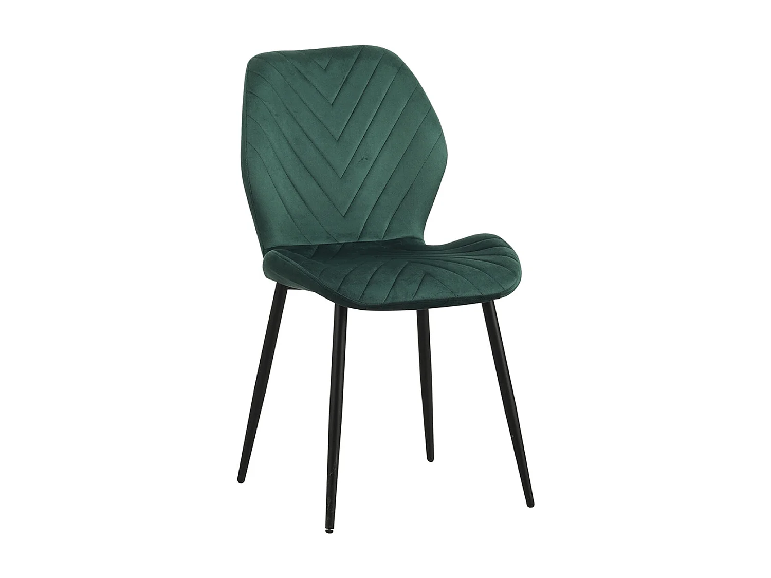 Silla Vica Terciopelo - Verde