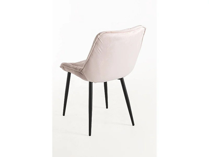 Sillas Comedor - Silla Miska Terciopelo - Rosa