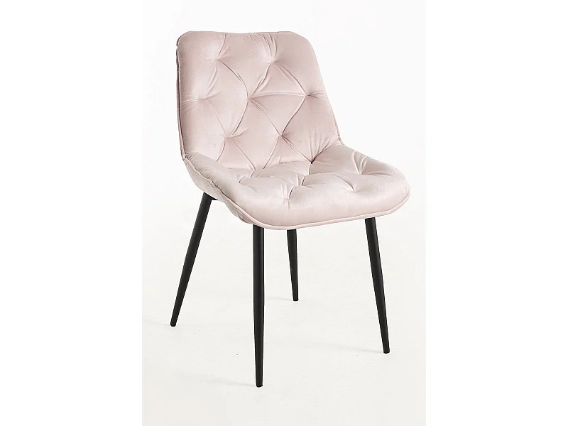 Sillas Comedor - Silla Miska Terciopelo - Rosa
