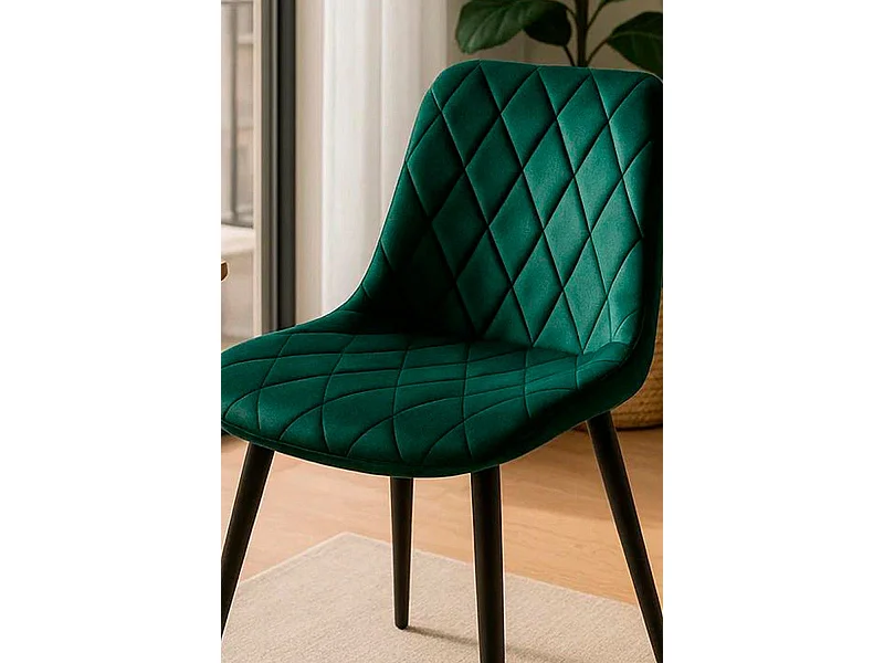 Sillas - Silla Min Terciopelo - Verde