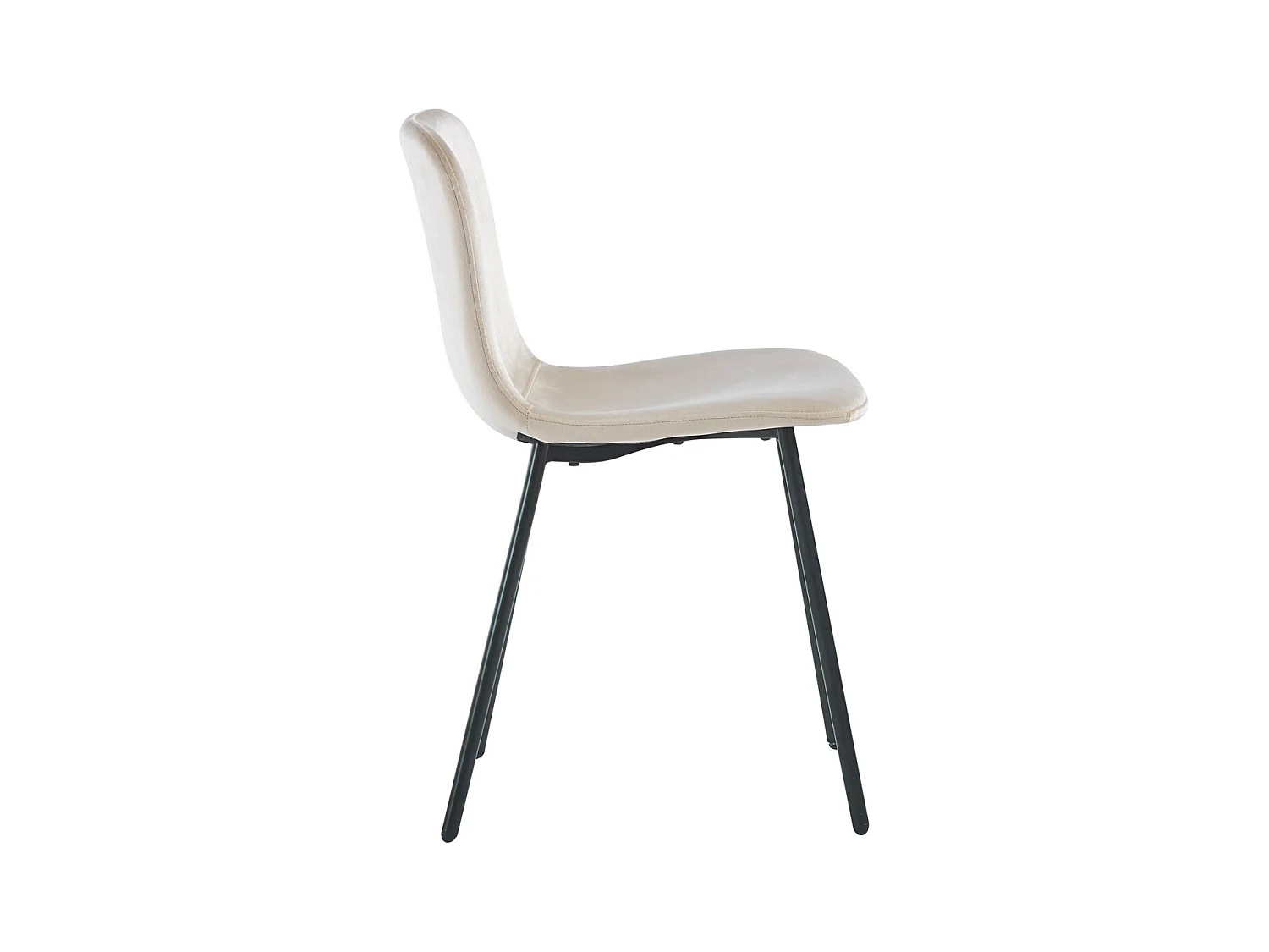 Sillas Comedor - Silla Welna Terciopelo - Beige