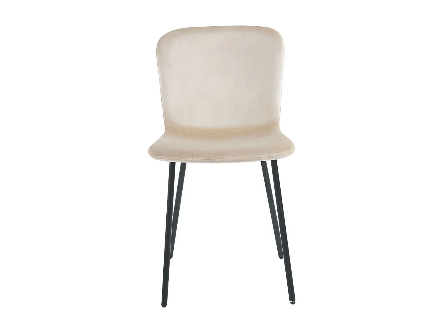 Sillas Comedor - Silla Welna Terciopelo - Beige