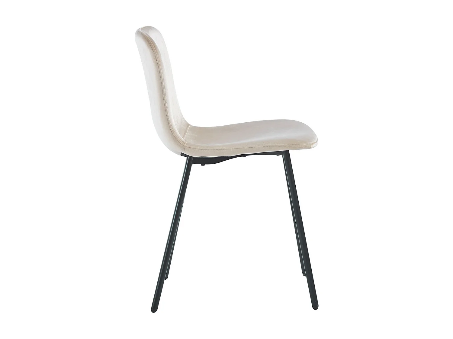 Sillas Comedor - Silla Welna Terciopelo - Beige