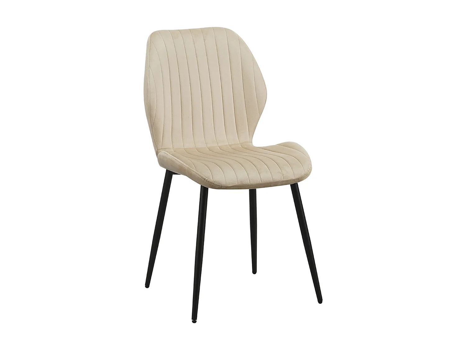 Silla Line Terciopelo - Beige
