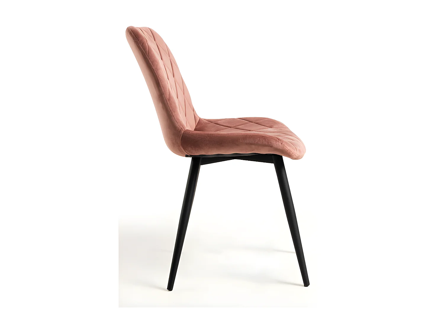 Silla Min Terciopelo - Rosa