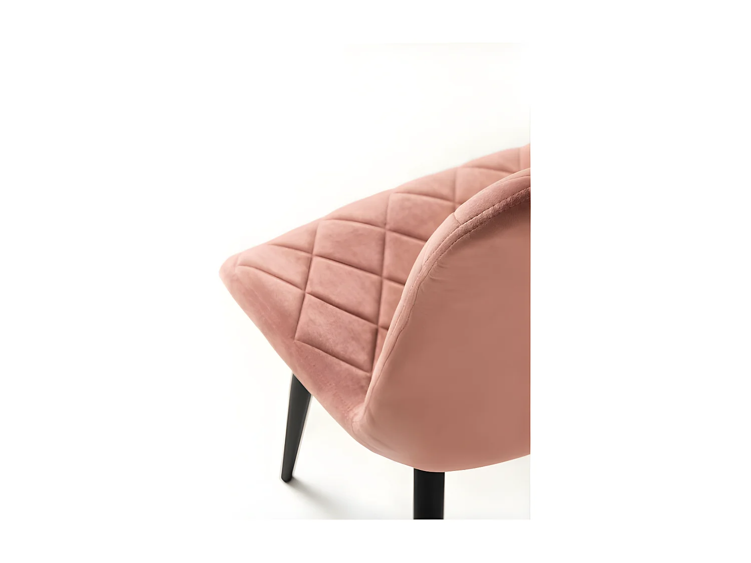 Silla Min Terciopelo - Rosa