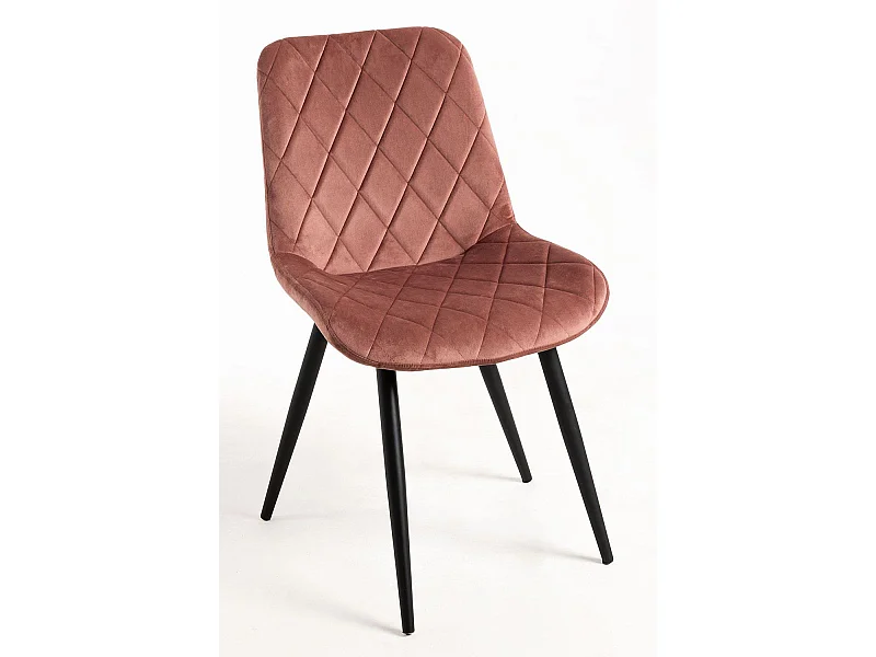 Sillas - Silla Min Terciopelo - Rosa
