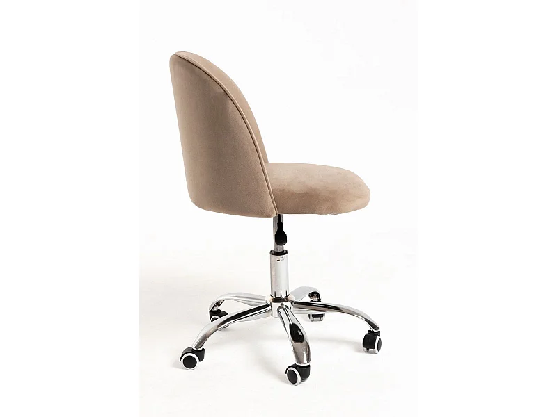 Silla de Escritorio sin brazos Vint Terciopelo Office - Diseño innovador - Ideal para Estudio y Oficinas