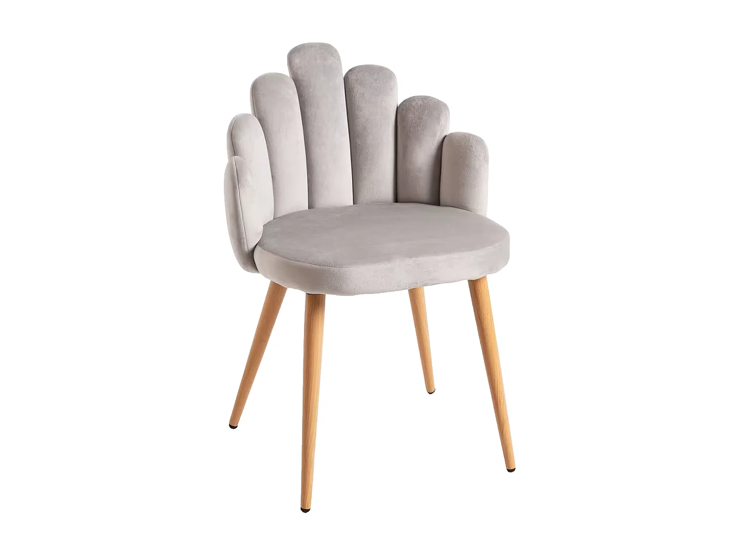 Sillas Comedor - Silla Hand Terciopelo - Gris