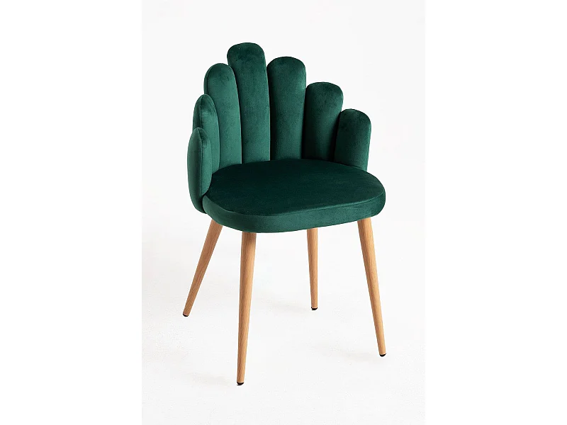 Sillas Comedor - Silla Hand Terciopelo - Verde