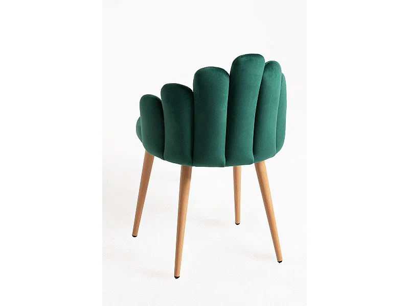Sillas Comedor - Silla Hand Terciopelo - Verde