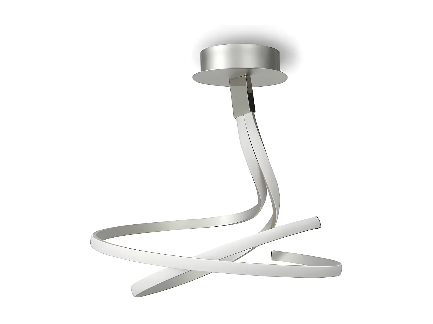 Plafonnier design double - NUR - ampoule led deco mantra