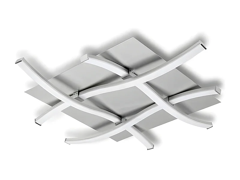 Plafonnier design carré - NUR - ampoule led deco mantra